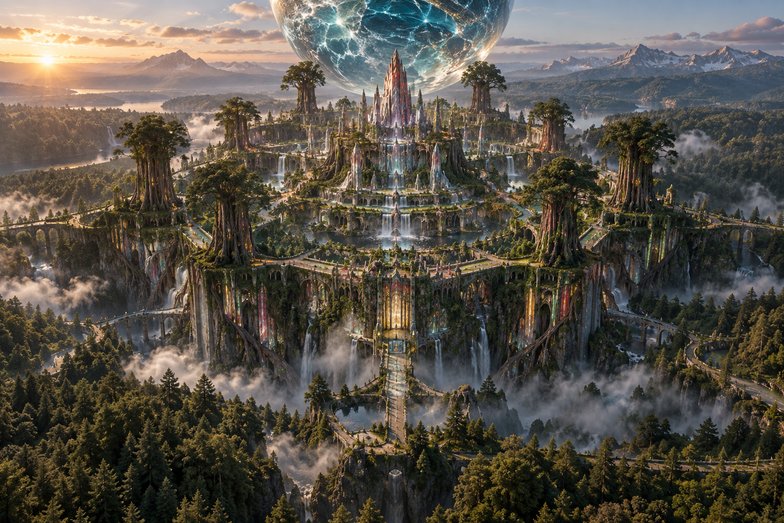 Concordia - Citadel and Water Sphere - Concept