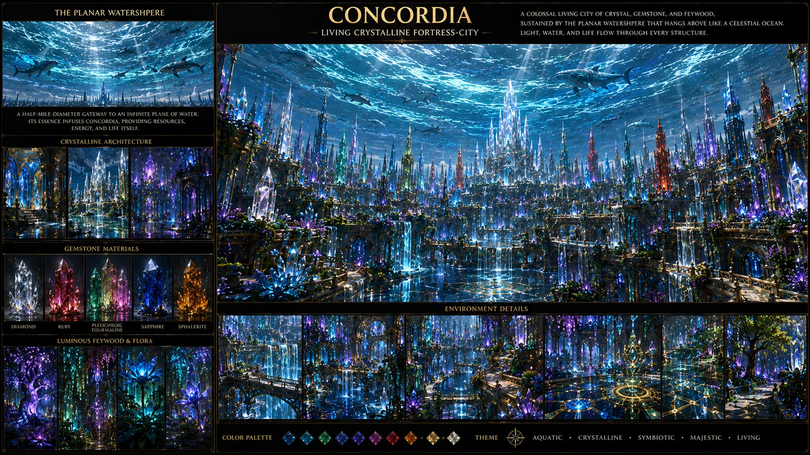 The established crystalline Concordia concept