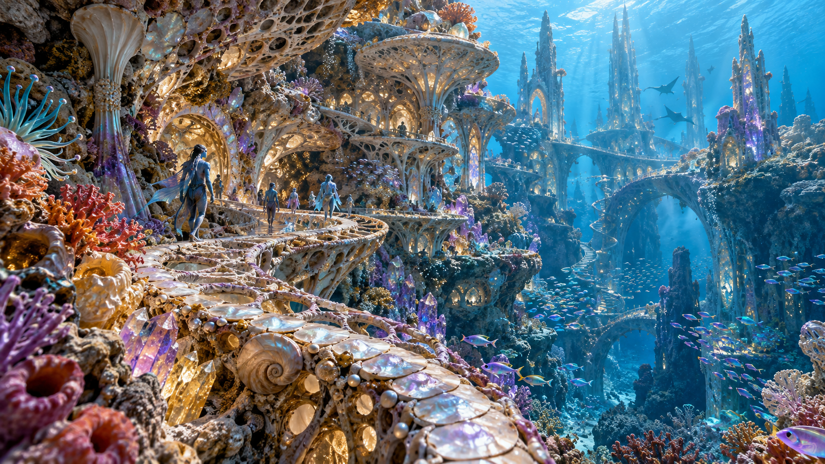 Corallia - Living Reef Spiral Path - Concept