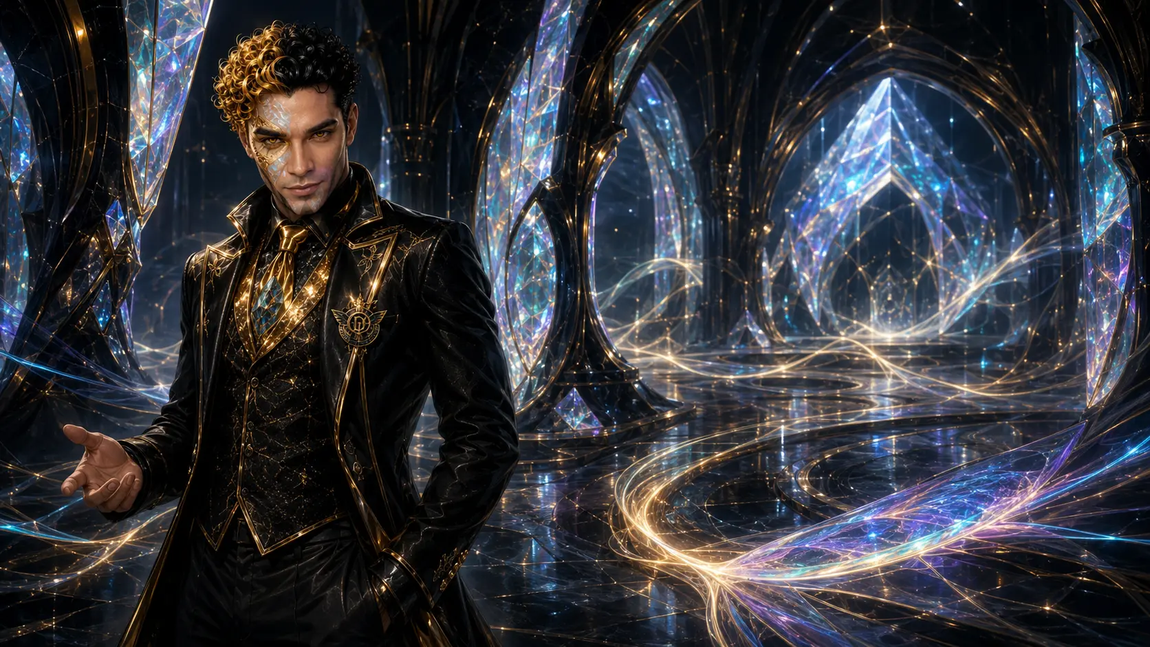Kael and the crystalline Worldweave Loom